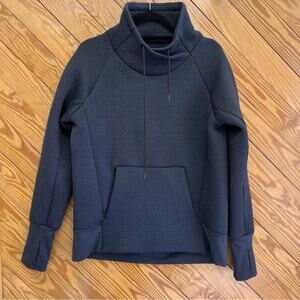 Athleta Jacquard Elevation Quilted Oversized Pullover Sweatshirt